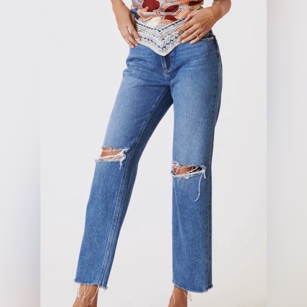 COPY - Paige Noella High Rise Straight Jeans Size 26